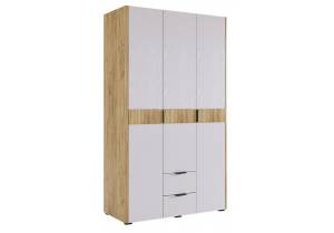 Шкаф Woodville Адам 576854 дуб крафт золотой, белое дерево