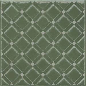 Декор Kerama Marazzi Бахия KMD3STA015GN 1 зелёный глянцевый 9.8x9.8