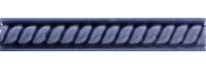 Бордюр Adex Modernista ADMO5183 Trenza PB C/C Azul Oscuro 2.5x15
