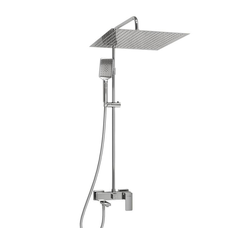 Душевой комплект Wasserkraft A177.119.126.087.CH хром, со смесителем