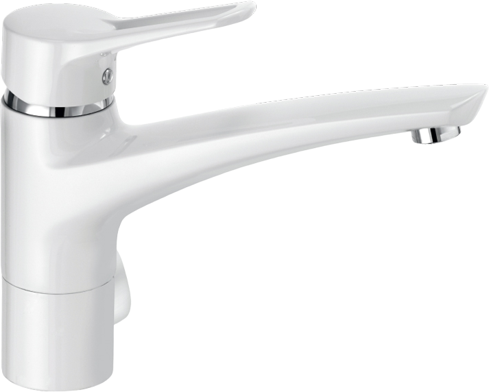 Смеситель для кухни Kludi MX 399069262 с переключателем, белый