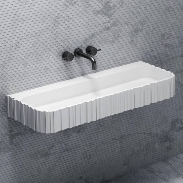 Раковина Abber Stein AS2652-0.8 80 см, белая матовая