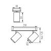 Спот Kanlux EVALO EL-2I B-SR 35693 фото 3