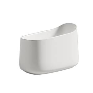 Ванна из искусственного камня Salini Oriente 1043101M 140x80 белая матовая