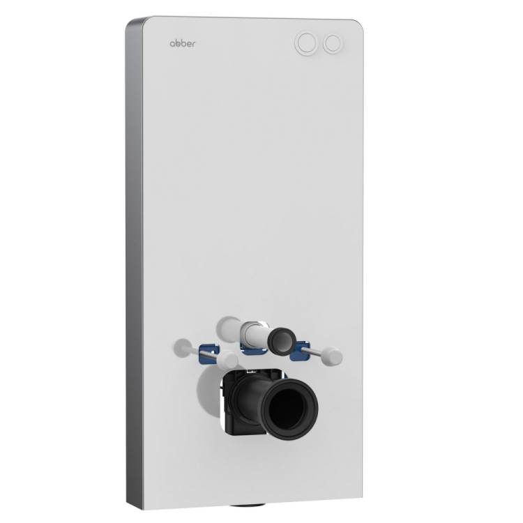 Система инсталляции для унитазов Abber AC0107MW белая