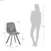 Стул Bradex Home Tom FR 0314, морской синий фото 5