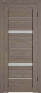 Межкомнатная дверь Владимирская Фабрика Дверей Atum Pro 25 Brun Oak стекло White Cloud 600x2000