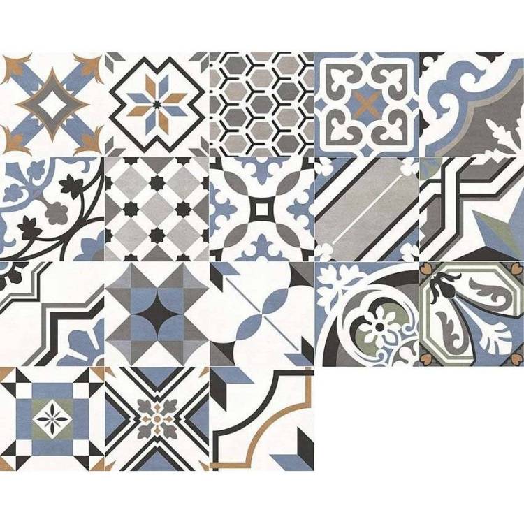 Керамогранит New Trend Design Art GP2020DMX23 Mix 2 Матовый 20x20