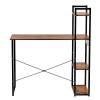 Стол письменный Bradex Home Frame FR 0692 дерево лофт, чёрный 100x45x110 фото 5