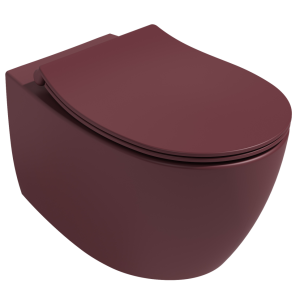 Унитаз подвесной Isvea Sentimenti Neo 10AR02010-2R бордовый матовый
