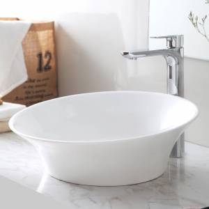 Раковина Abber Stein AS2607 накладная, 45 см, белая матовая