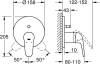 Смеситель для ванны с душем Grohe Eurostyle New 24047003 фото 2