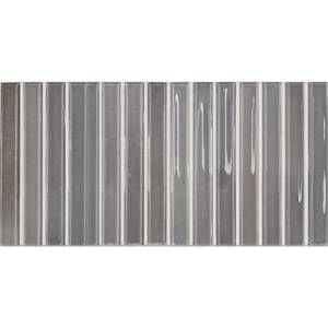 Керамическая плитка Dna Tiles Flash Bars 133476 Cool Grey 12.5x25