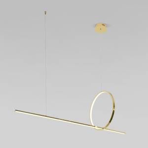 Подвесной светодиодный светильник Eurosvet Mist 90266/1 золото