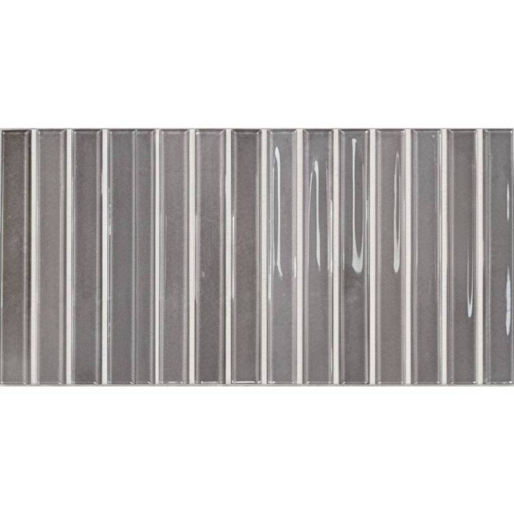 Керамическая плитка Dna Tiles Flash Bars 133476 Cool Grey 12.5x25