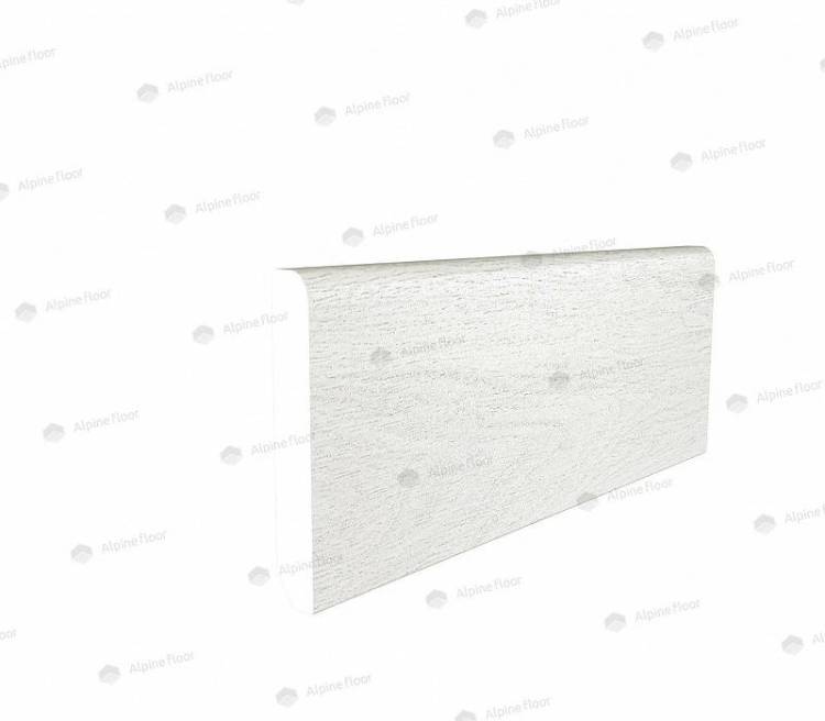 Плинтус Alpine Floor Parquet Light SK 13-0 Белый 2200x80x12.5