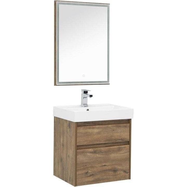 Мебель для ванной Aquanet Nova Lite 60 254216 дуб рустикальный, 1450x605x457