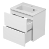 Тумба с раковиной Brevita Той УТ000025658 белая, 50 см фото 4