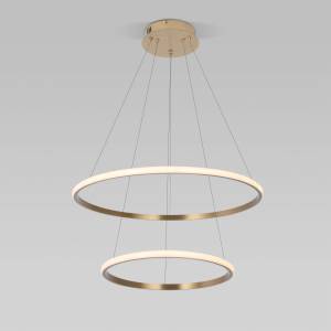 Подвесной светодиодный светильник Eurosvet Collars 90264/2 латунь