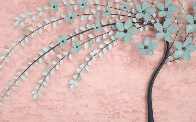 3D Фотообои Artegrafico «Цветущее дерево» FANT-104 песок