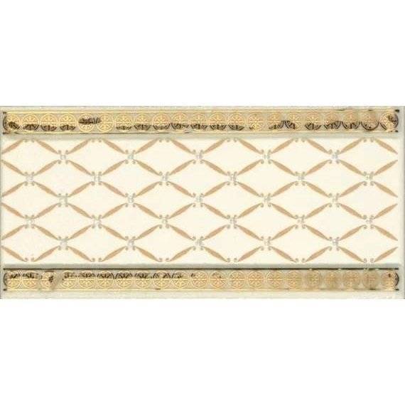 Бордюр Ape Ceramica Noblesse S001229 Cenefa Delis Marfil Gold 10x20