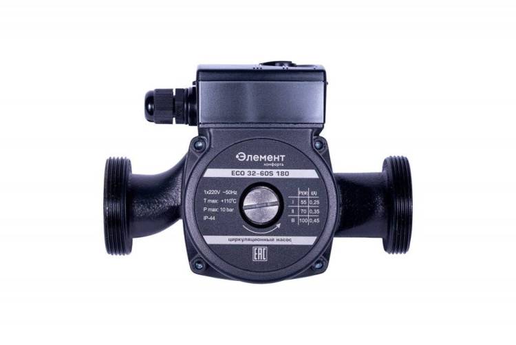 Циркуляционный насос Элемент Комфорта ECO 32-60S 180 с комплектом гаек ECE3260180