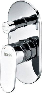 Смеситель для ванны с душем Wasserkraft Donau 5341 С ВНУТРЕННЕЙ ЧАСТЬЮ