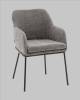 Стул Stool Group Кози AV 318-C86st-08 темно-серый, букле, с подлокотниками фото 2