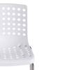 Стул Tetchair Skalberg (mod. C-084-A) 19260 White (белый)/Chrome (хром) 46x56x79 фото 6