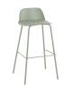 Набор из 4 барных стульев Stool Group Mist 8063T 75 greyish green 70077 X4 серо-зеленый фото 2