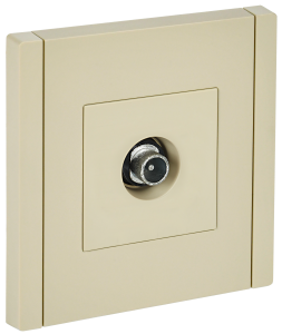 ТВ-розетка проходная IEK Forte&Piano FP-A10-P-K10 ваниль