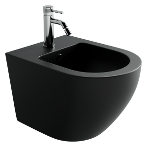 Биде подвесное Ceramica Nova Uno CN11002MB черный матовый