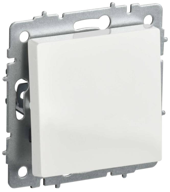 Выключатель 1-клавишный IEK Brite BR-V10-0-10-K01-PRO белый