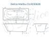 Чугунная ванна Delice Malibu DLR230628 140x75, белая, без ножек фото 8