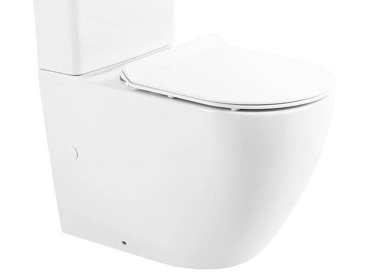Чаша для унитаза-компакта BelBagno Sfera-R BB2141CPR/SC с сиденьем дюропласт soft close