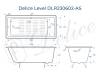 Чугунная ванна Delice Level 170x75 с ножками, с антискользящим покрытием фото 8