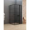 Душевое ограждение NEW TRENDY NEW SOLEO BLACK 90x90x195 K-0580 (черный) фото 2