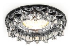 Встраиваемый светильник Ambrella Crystal K370 BK