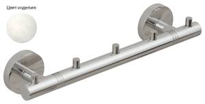 Вешалка Сунержа Каньон 53-3000-1005 на 5 крючков, Флок белый