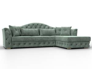 Диван угловой Лига Диванов Артис 128026 Зеленый
