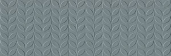 Керамическая плитка Ragno Vida RA6R Struttura Foglia 3D Azzurro Rett 30x90