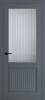 Межкомнатная дверь Profilo Porte PSC-57 полотно Графит, стекло Moru Optiwhite 900x2000