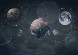 3D Фотообои Artegrafico «Стильная галактика» PD-013 канвас