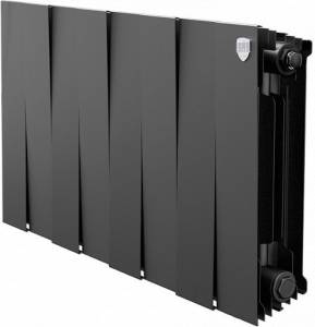 Радиатор биметаллический Royal Thermo Piano Forte 300 noir sable, 8 секций