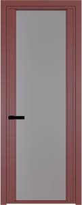 Межкомнатная дверь Profil Doors 2 AGP цвет профиля Красный антрацит, стекло безопасное 6 мм монохром серый 800x2000