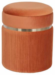 Пуф-сундук Stool Group Миранда 19B352VA-8167-29 велюр оранжевый с ящиком
