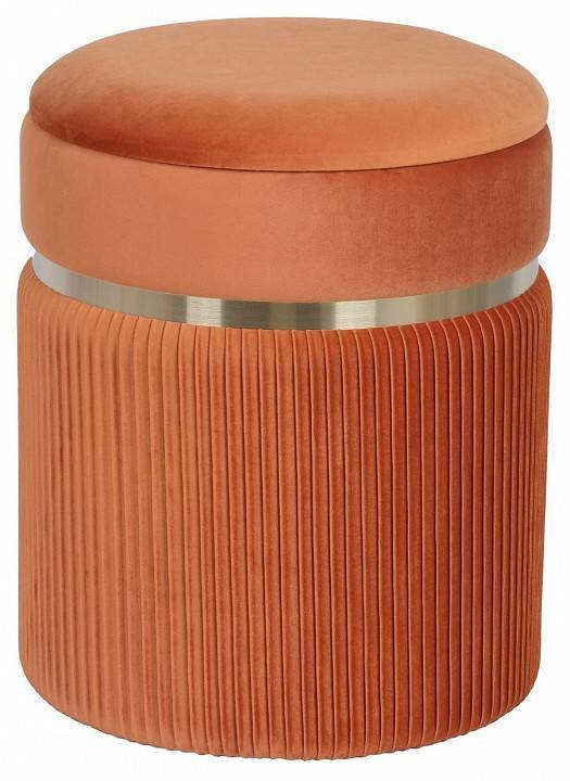 Пуф-сундук Stool Group Миранда 19B352VA-8167-29 велюр оранжевый с ящиком