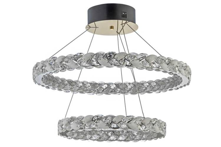 Люстра подвесная хрустальная светодиодная каскадная Dio D`arte Elite Este L 1.5.60+40.100 N