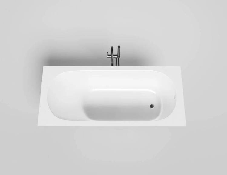Ванна из искусственного камня Salini Ornella S-Stone 170x75, матовая