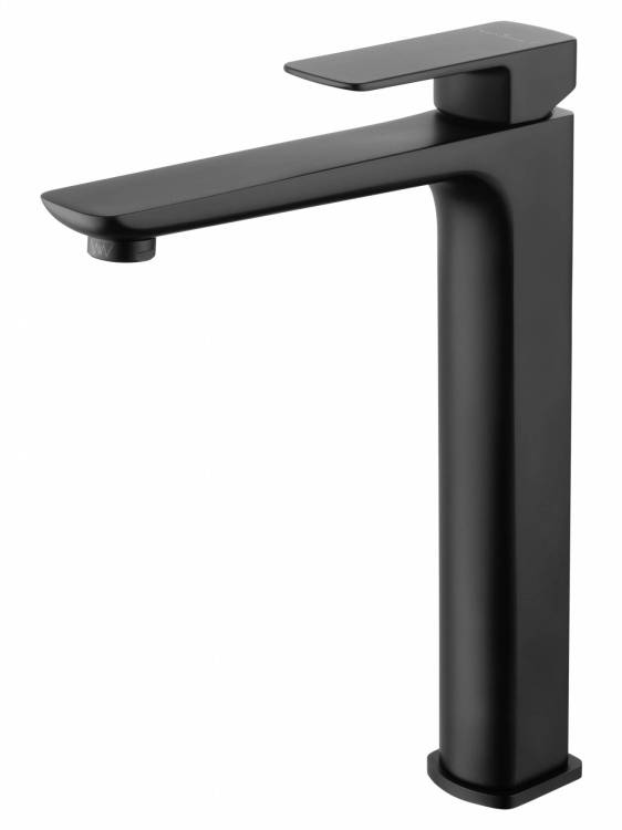 Смеситель для раковины Wonzon & Woghand WW-88239003-MB высокий, черный матовый